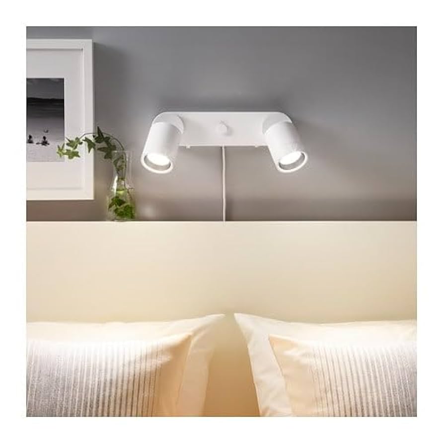 Amazon | IKEA/イケア NYMANE：ウォールランプ ダブル